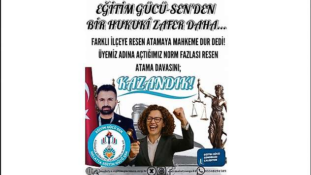Rehber Öğretmenin Resen Atamasına Mahkemeden Dur Kararı
