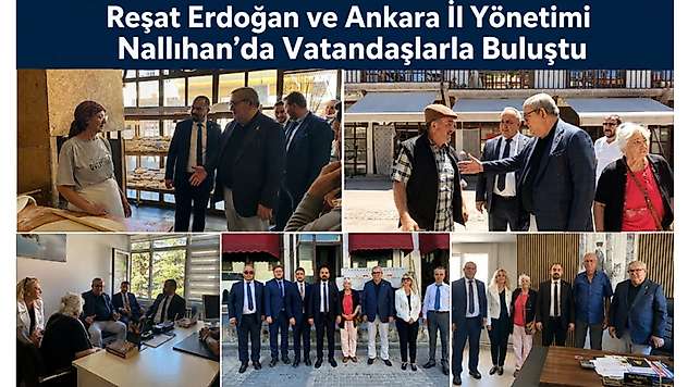Reşat Erdoğan ve Ankara İl Yönetimi Nallıhan'da Vatandaşlarla Buluştu