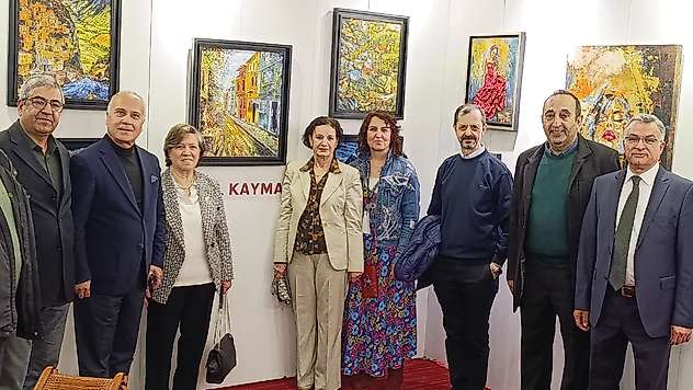 Ressam Nurol Kaymaz, ART Ankara'da Sanatseverlerle Buluştu