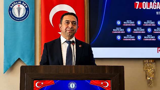 Sağlık-Sen Malatya'da Hasan Ulutaş Güven Tazeledi