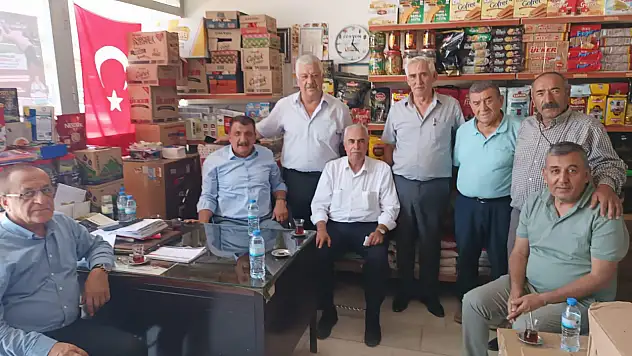 Selahattin Gürkan, Ankara dönüşü Darende'de esnafla buluştu