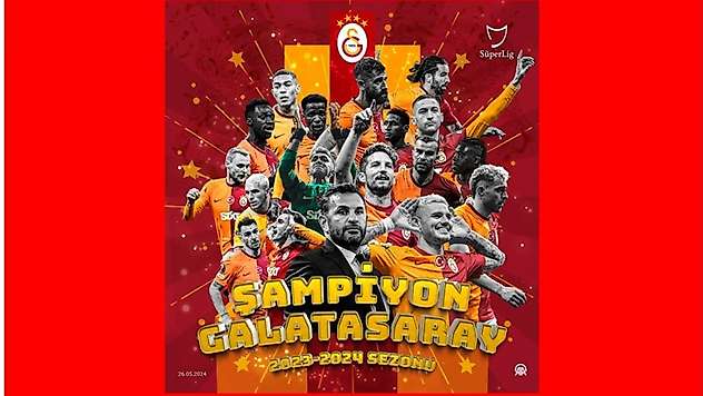 Süper Lig'de Şampiyon Galatasaray