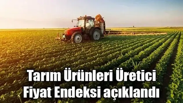 Tarım Ürünleri Üretici Fiyat Endeksi açıklandı