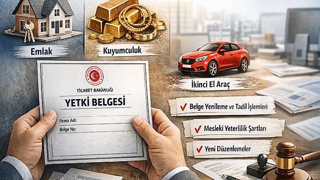 Ticaret Bakanlığı'ndan yetki belgesi ve sektör düzenlemelerinde yeni değişiklikler