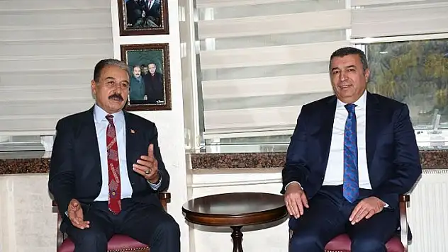 Ticaret Borsası Başkanı Özcan'dan Keskin'e ziyaret