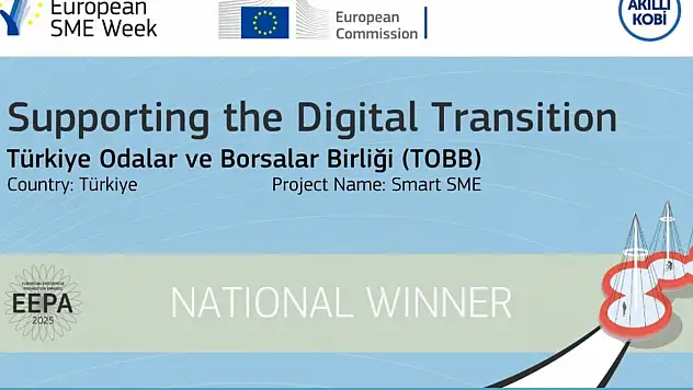 TOBB'un 'Akıllı KOBİ Platformu' Avrupa finalinde yarışacak