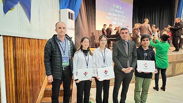 TÜBİTAK Lise Öğrencileri Araştırma Projeleri Yarışması'nda Malatya'dan 4 Okul Birinci, 2 Okul İkinci Oldu