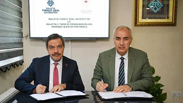 Turgut Özal Üniversitesi ve Tarım Ve Orman İl Müdürlüğü Arasında İş Birliği Protokolü İmzalandı