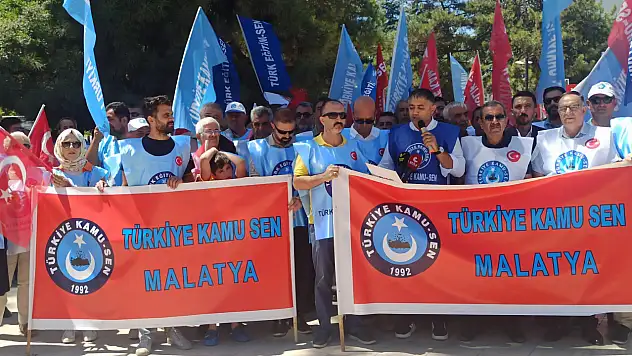 Türk Eğitim-Sen Malatya Şube Başkanı: Zam Teklifini Kabul Etmiyoruz, Eylem Süreci Başladı