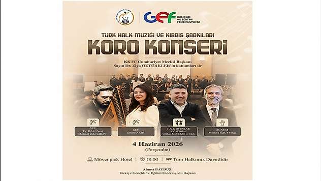 Türk Halk Müziği ve Kıbrıs Şarkıları Aynı Sahnede Buluşuyor