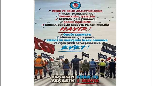 TÜRK-İŞ'ten Malatya'da 1 Mayıs Mesajı: 'Emeğin Değeri Korunmalı'