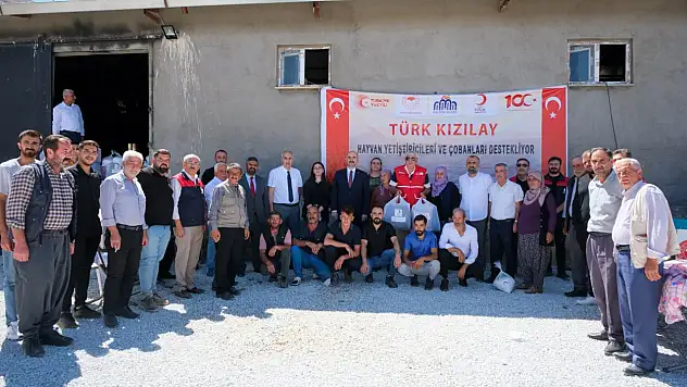 Türk Kızılay'dan Doğanşehir'de Çoban ve Yetiştiricilere Destek