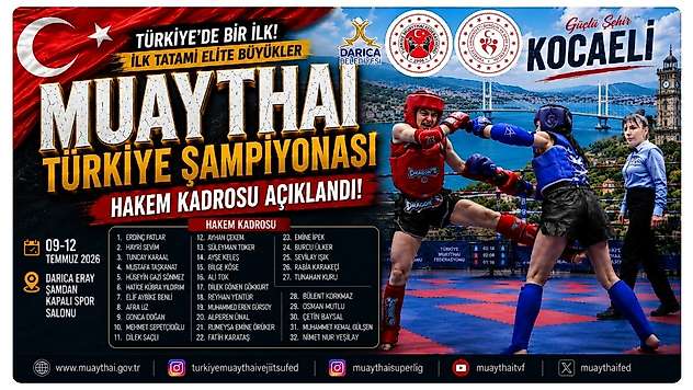Türkiye'de Bir İlk: Tatami Elite Büyükler Muaythai Türkiye Şampiyonası Başlıyor