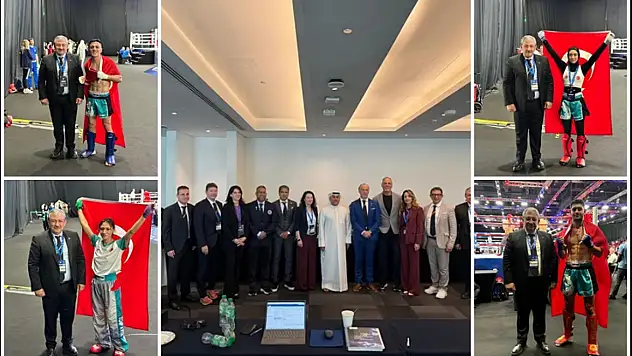 Türkiye Kick Boks Milli Takımı Abu Dabi'de 5 Dünya Şampiyonu Çıkardı