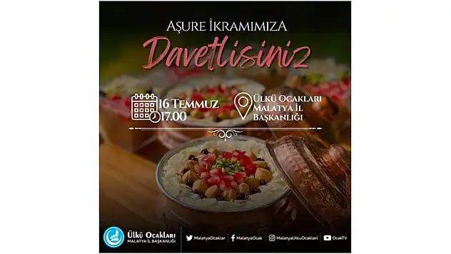 Ülkü Ocakları'ndan Aşure Proğramı