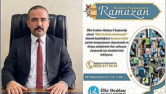 Ülkü Ocaklılar Beklenendir: Malatya'da İftar Sofralarına Umut Oluyorlar