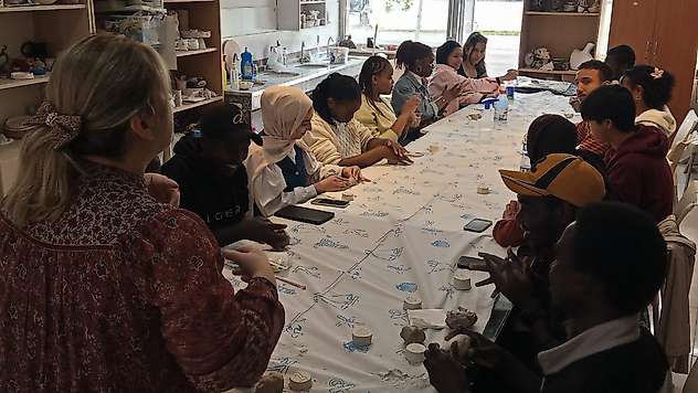 Uluslararası Öğrenciler Sanat Merkezinde