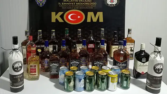Uygulama Noktasında Kaçak İçki ele geçirildi