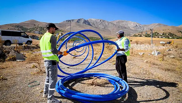 Üzümlü Mahallesi'ne 10 Kilometrelik İçme Suyu Hattı: Çalışmaların yü50'si Tamamlandı