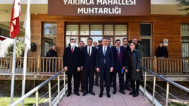 Vali Baruş, Yakınca ve Hamidiye Mahalle Muhtarlarını Ziyaret Etti