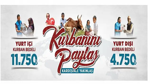 Vekaletle kurban kesim bedeli açıklandı