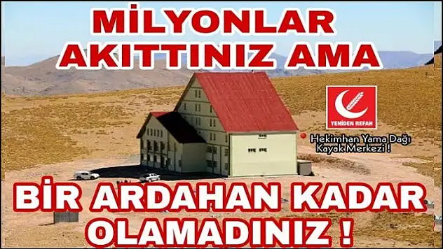 Yama Dağı Kayak Merkezi İçin Milyonlar Akıttınız Ama Bir Ardahan Kadar Olamadınız !