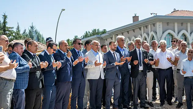 Yazıhan'da merkez camiinin temeli atıldı