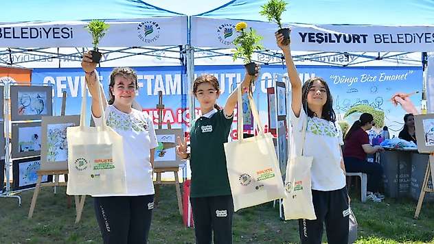 Yeşilyurt'ta Çevre Bilinci Ödüllendirildi