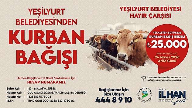 Yeşilyurt'tan Kurban Bayramı Öncesi Anlamlı Dayanışma Kampanyası