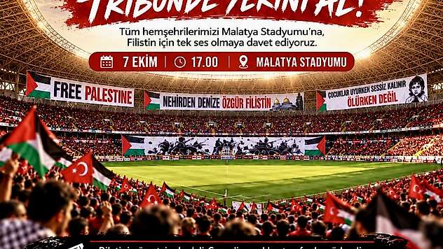 Yeşilyurtspor- Siirt Spor Maçında Gazze'ye Destek Mesajı Verilecek