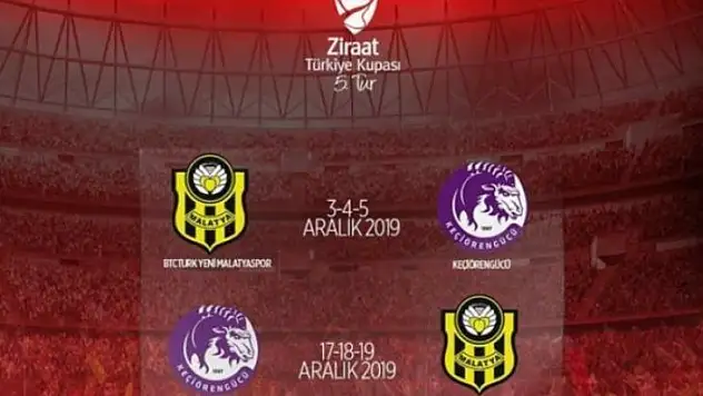 YMS'un Ziraat Türkiye Kupası 5.Tur Rakibi Keçiörengücü Oldu