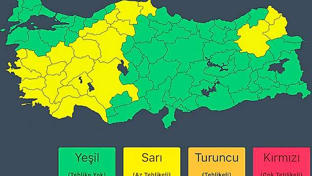 Yurt genelinde kuvvetli sağanak uyarısı