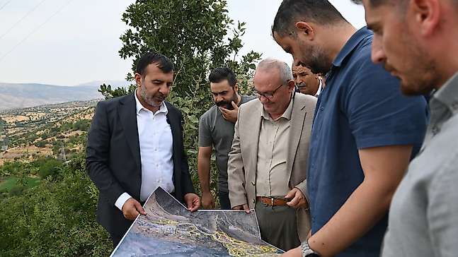 Pütürge'de Doğalgaz Çalışmaları İçin Sahada İnceleme Yapıldı