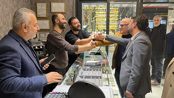 Anahtar Parti’den Kuyumcular Çarşısı’na Esnaf Ziyareti