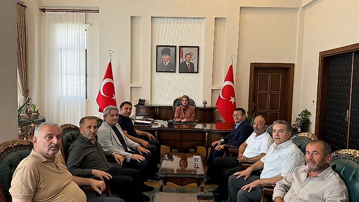 Başkan Cengiz, Siyasi Parti ve STK Temsilcileriyle Kaymakam Bayguş’u Ziyaret Etti