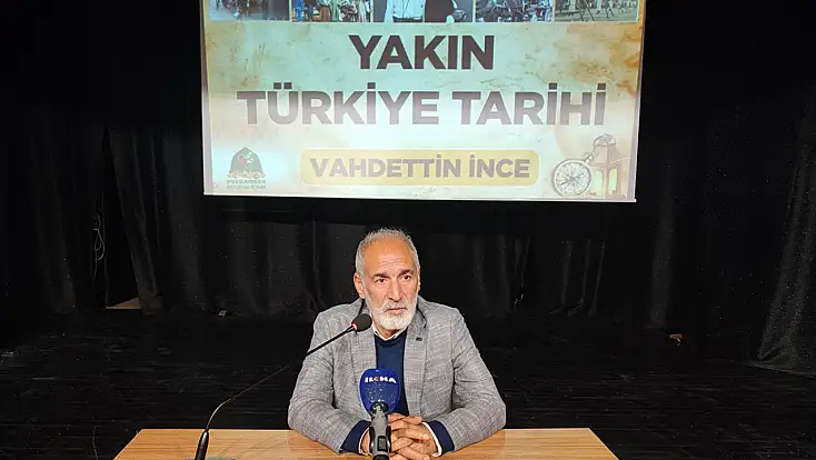 İnce: 'Yakın Tarih, Bir Muhakeme ve Hikmet İlmidir'
