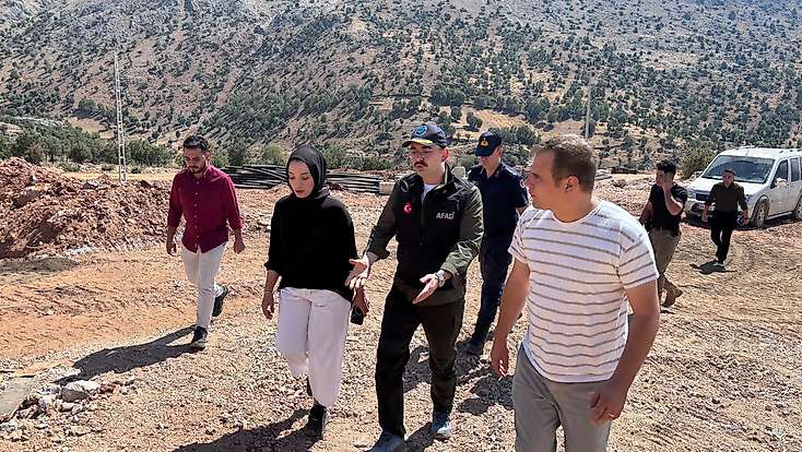 Kaymakam Sungur, Örencik ve Kapıdere’de Kırsal Konutları İnceledi