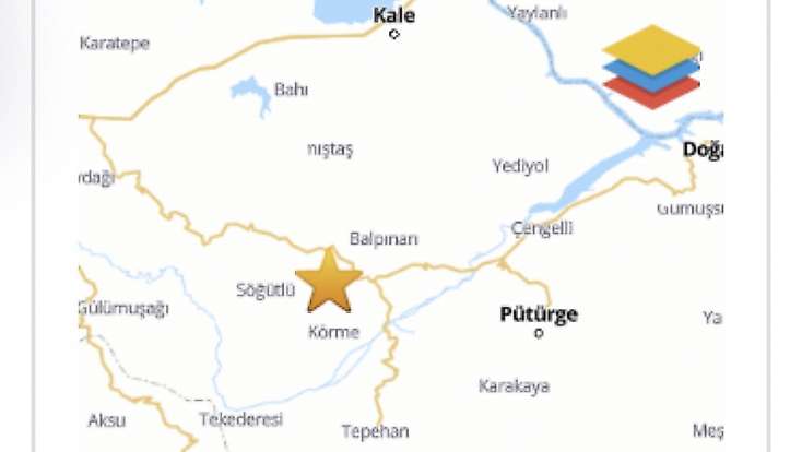 Malatya’da 3,2 Büyüklüğünde Deprem
