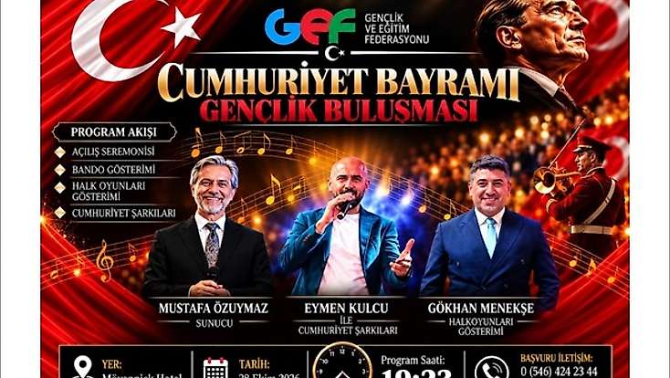 Malatya’da Cumhuriyet Coşkusu Saat 19.23’te Başlayacak!