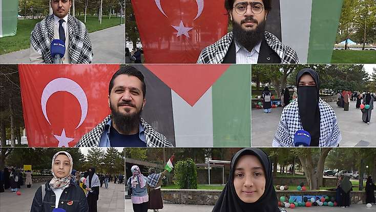 Malatya’da Üniversite Öğrencilerinden Filistin İçin Birlik ve Mücadele Mesajı