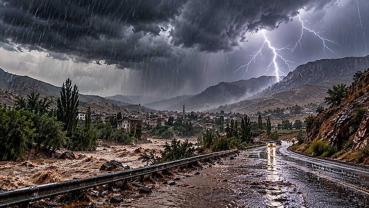 Meteoroloji’den Malatya’ya Sarı Alarm Niteliğinde Uyarı: Sel Riskine Dikkat!