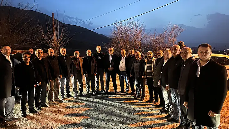 MHP Malatya İl Başkanı Gökhan Gök Kale’de Muhtarlarla Buluştu