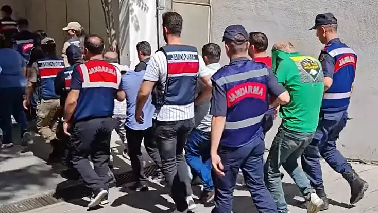 O İllere suç örgütü operasyonu: 74 gözaltı