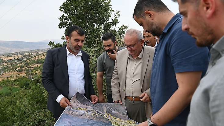 Pütürge’de Doğalgaz Çalışmaları İçin Sahada İnceleme Yapıldı