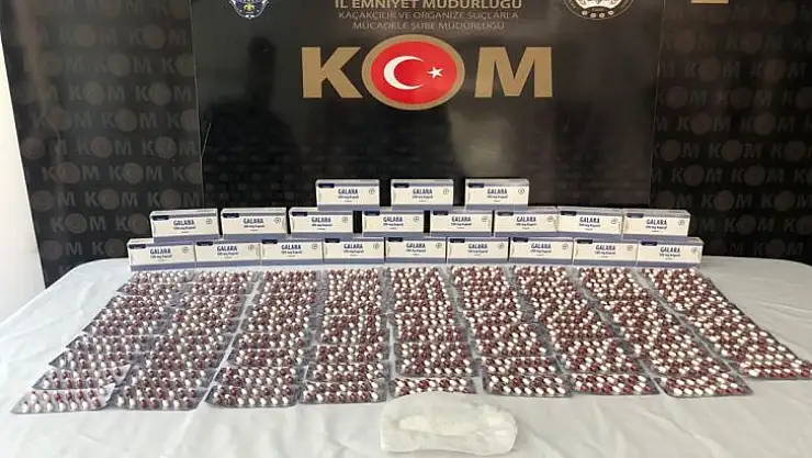 1120 adet uyuşturucu hap ele geçirildi