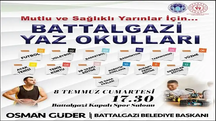12 branşta 'Yaz Spor Okulları'nın startı veriliyor.