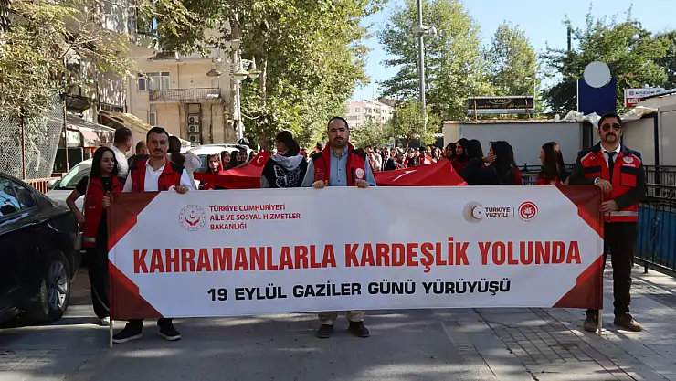 19 Eylül Gaziler Günü Malatya'da Kortej Yürüyüşüyle Kutlandı