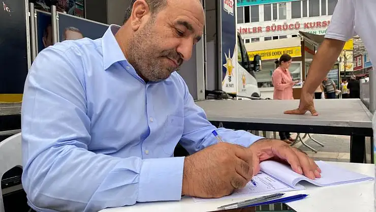 AK Nokta kampanyası, Malatya ili Battalgazi ilçesinde de devam ediyor.