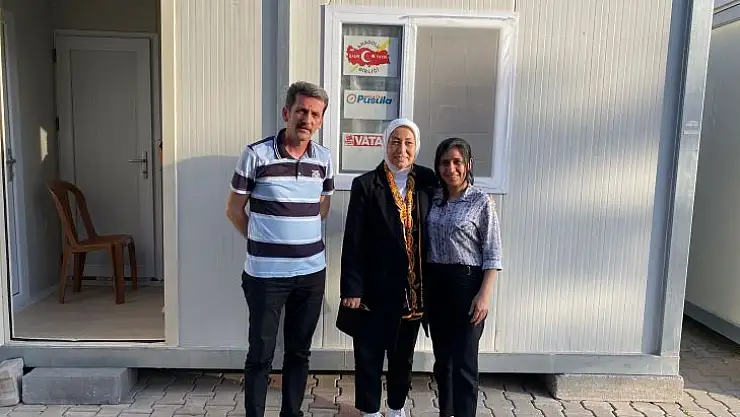 AK Partili Çalık Basın Konteynırlarına Ziyaret Gerçekleştirdi