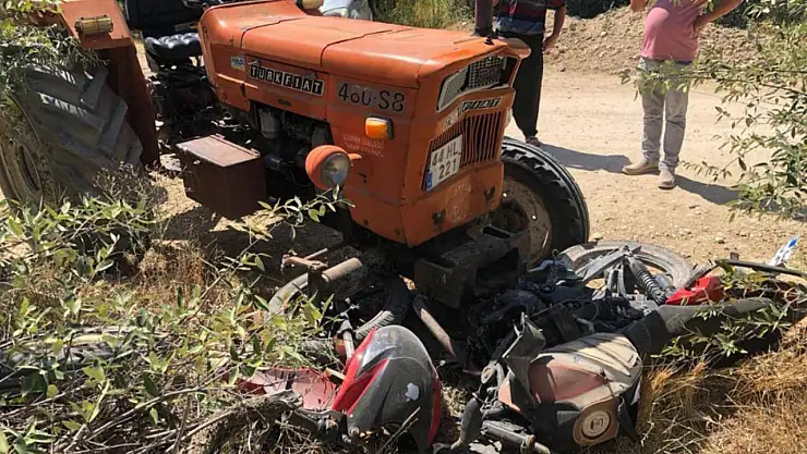 Ambulans helikopter ile hastaneye kaldırılan genç, hayatını kaybetti.